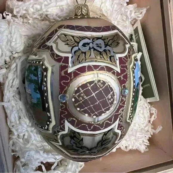 Smith & Hawken 2008 Limited Edition MONTICELLO EGG Mouthblown #648 of 1200 - Picture 3 of 6